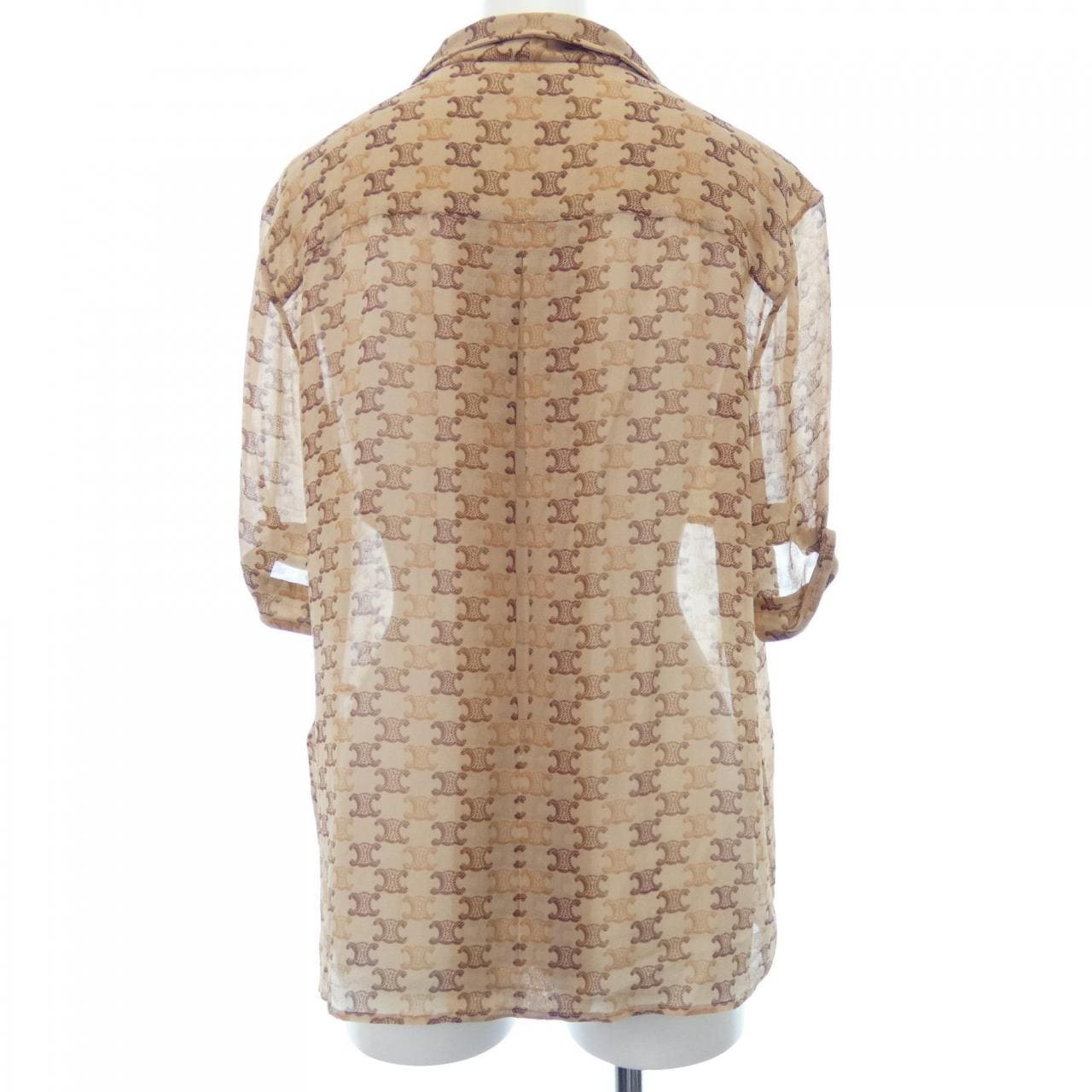 セリーヌ CELINE PAJAMA SHIRT トリオンフ 2B607315P S／Sシャツ
