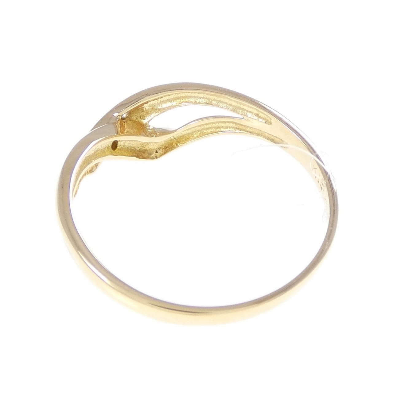 K18YG ダイヤモンド リング 0.03CT