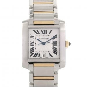 カルティエ タンクフランセーズLM コンビ W51005Q4 SSxYG 自動巻