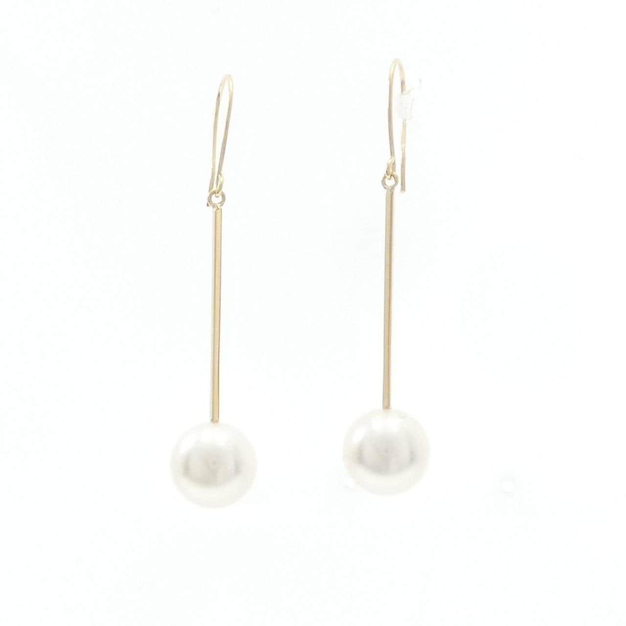 K18YG アコヤパール ピアス 8.0mm