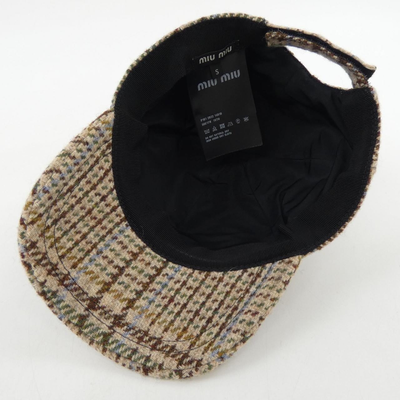 ミュウミュウ MIU MIU 5HC179 1V7U キャップ
