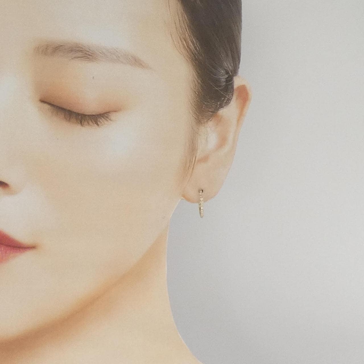 K18YG ダイヤモンド ピアス 0.30CT