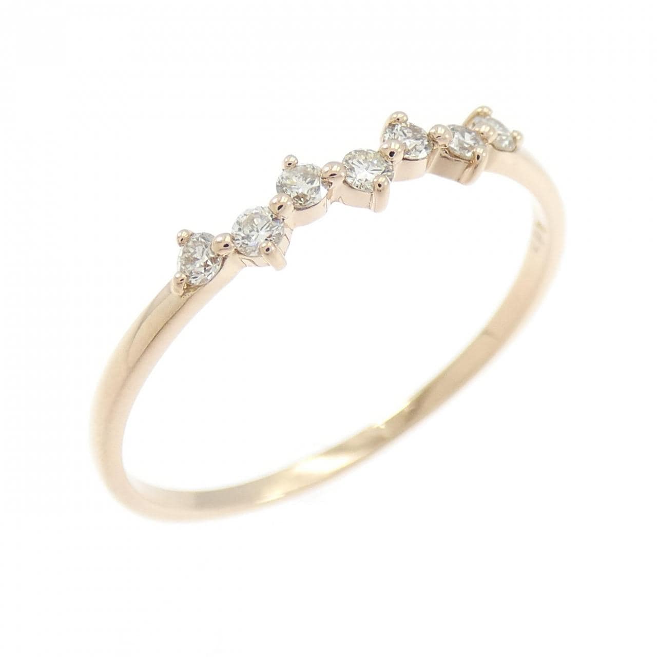 K18PG ダイヤモンド リング 0.07CT