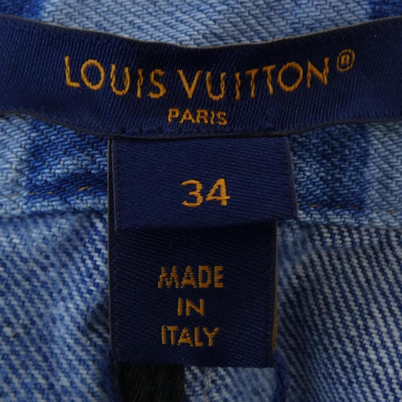 ルイヴィトン LOUIS VUITTON ダミエデニムスカート LVリミックス FQSK79RXZ スカート