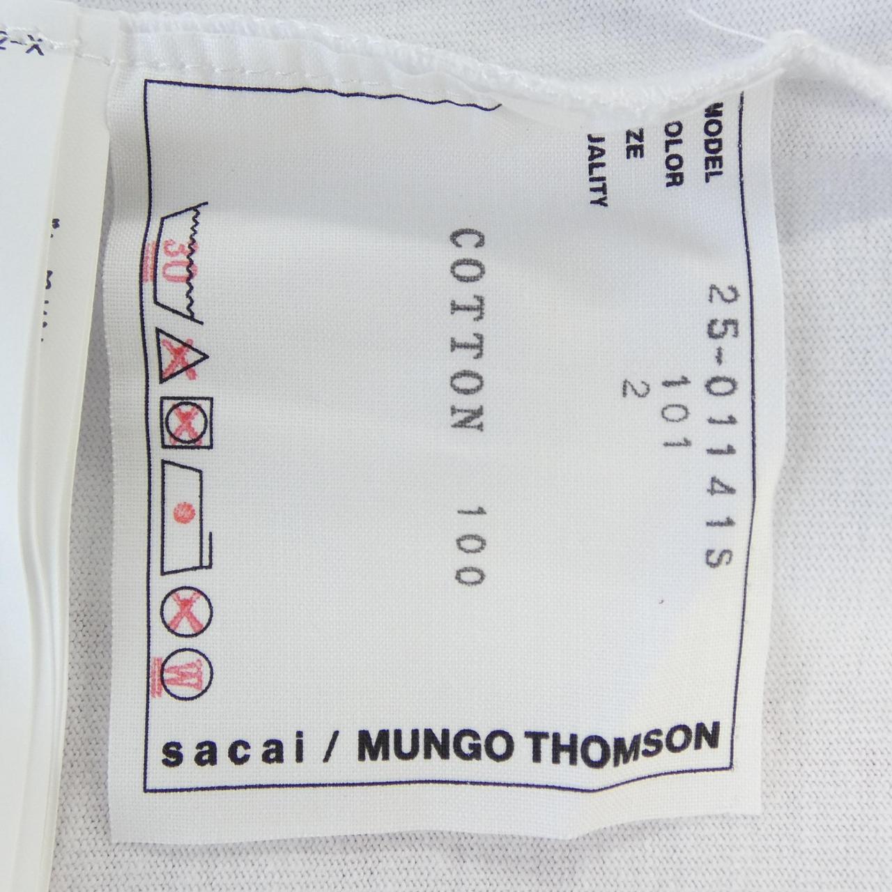サカイ SACAI MUNGO THOMSON 25-01141S UNISEX Tシャツ