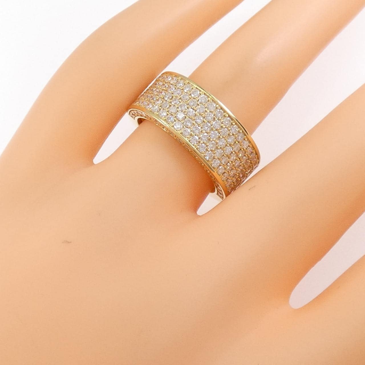 K18YG ダイヤモンド リング 1.50CT