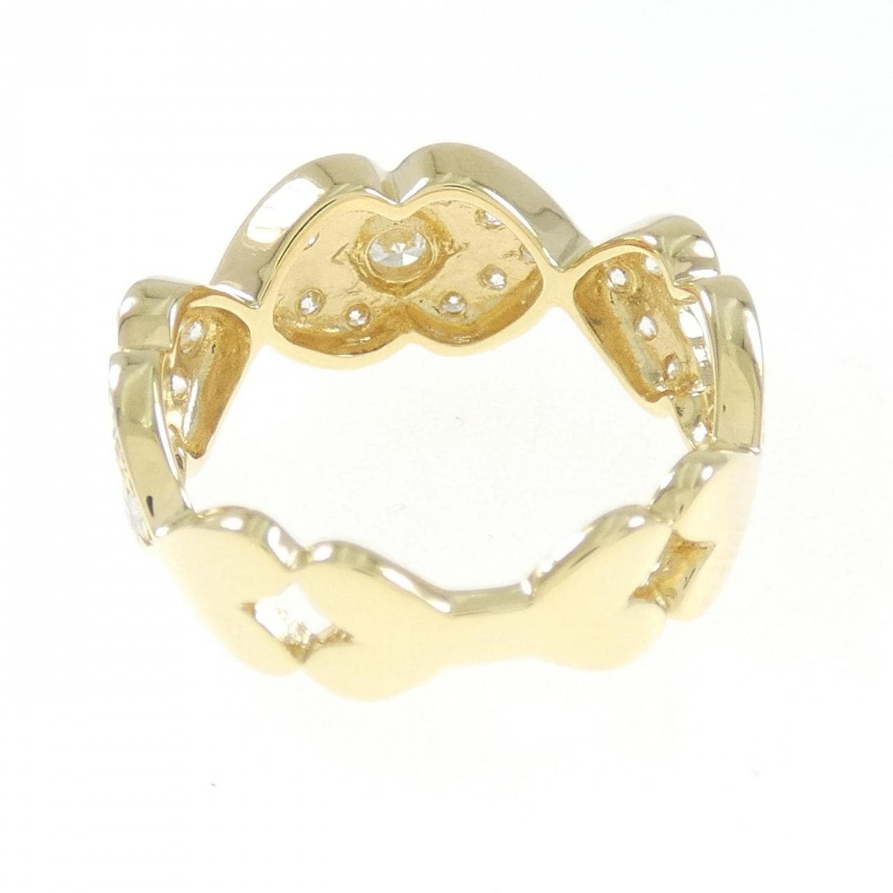 K18YG ダイヤモンド リング 0.802CT