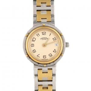 【ノーメンテナンス還元価格】エルメス クリッパー コンビ SSxGP クォーツ