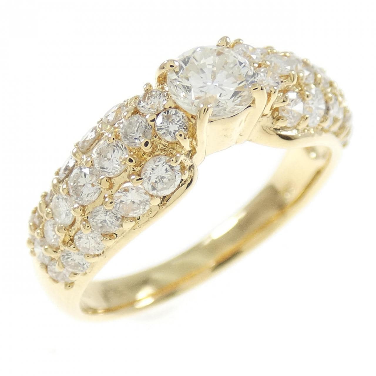 K18YG ダイヤモンド リング 0.33CT