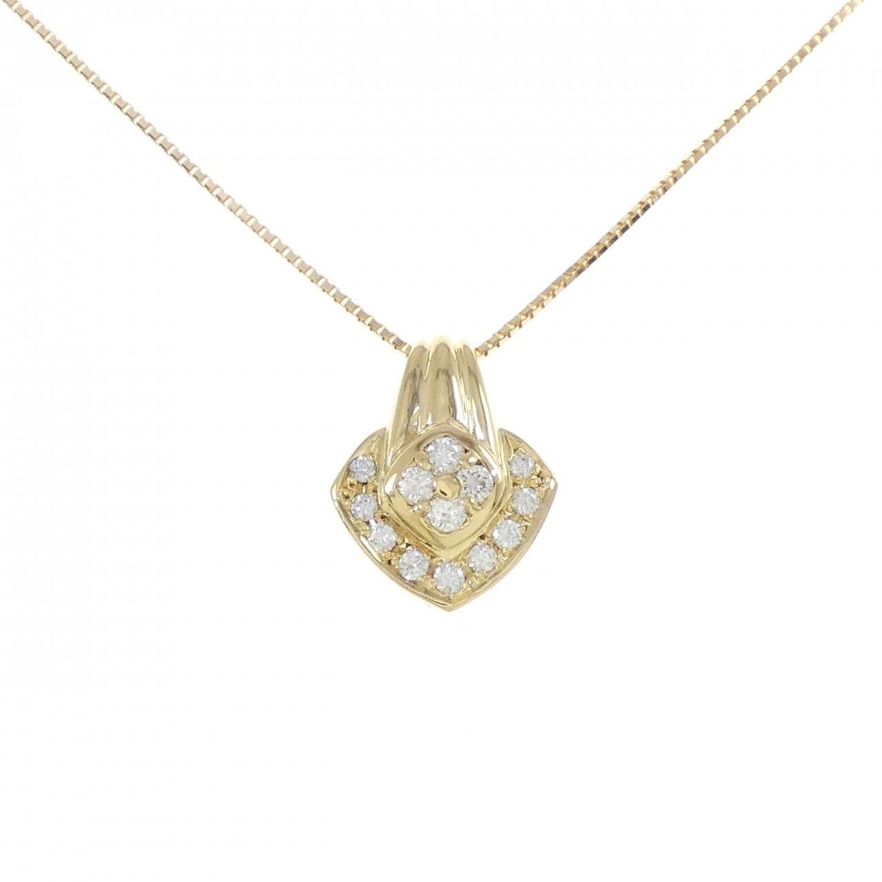 K18YG ダイヤモンド ネックレス 0.29CT