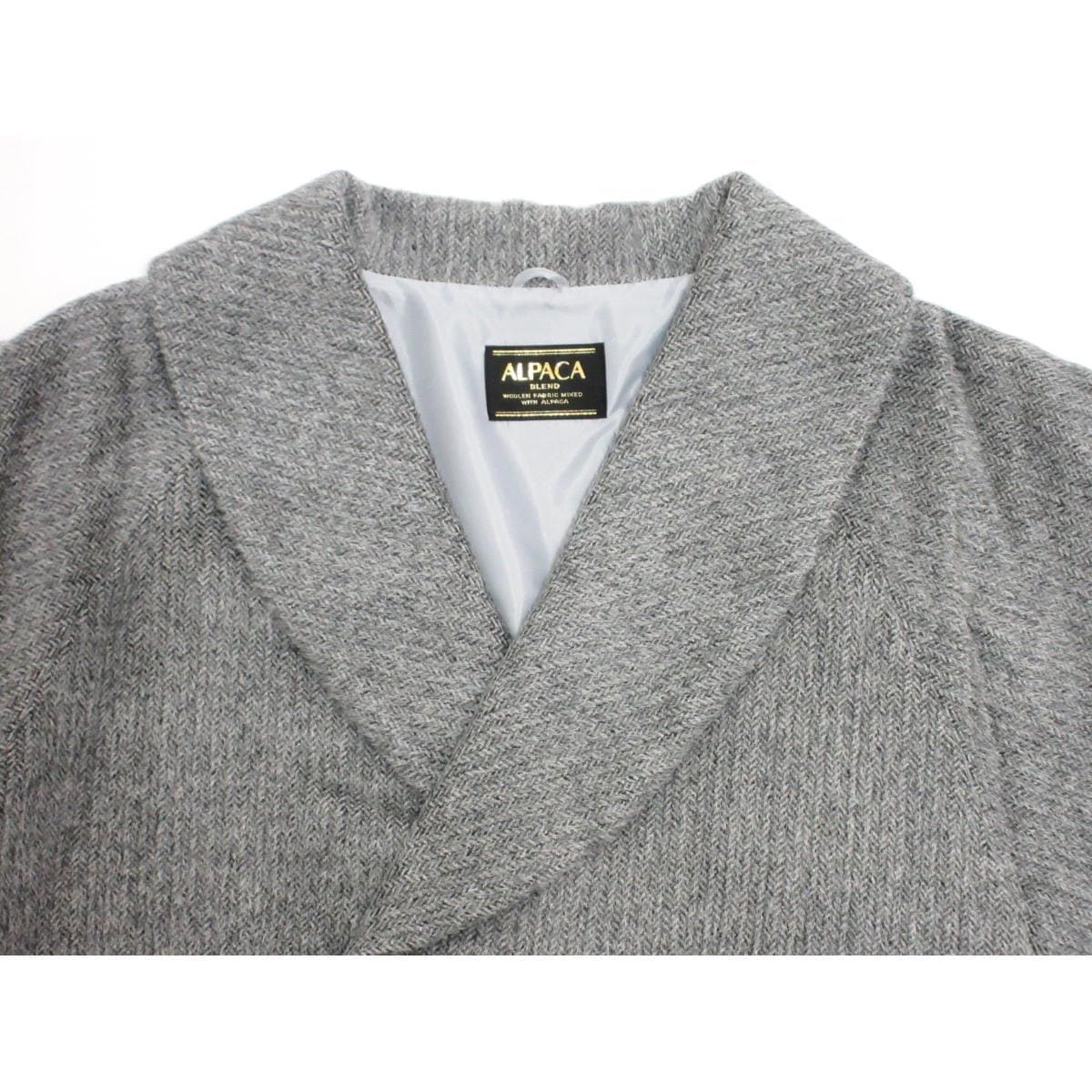 【新品】お洒落コート アルパカ ヘチマ衿