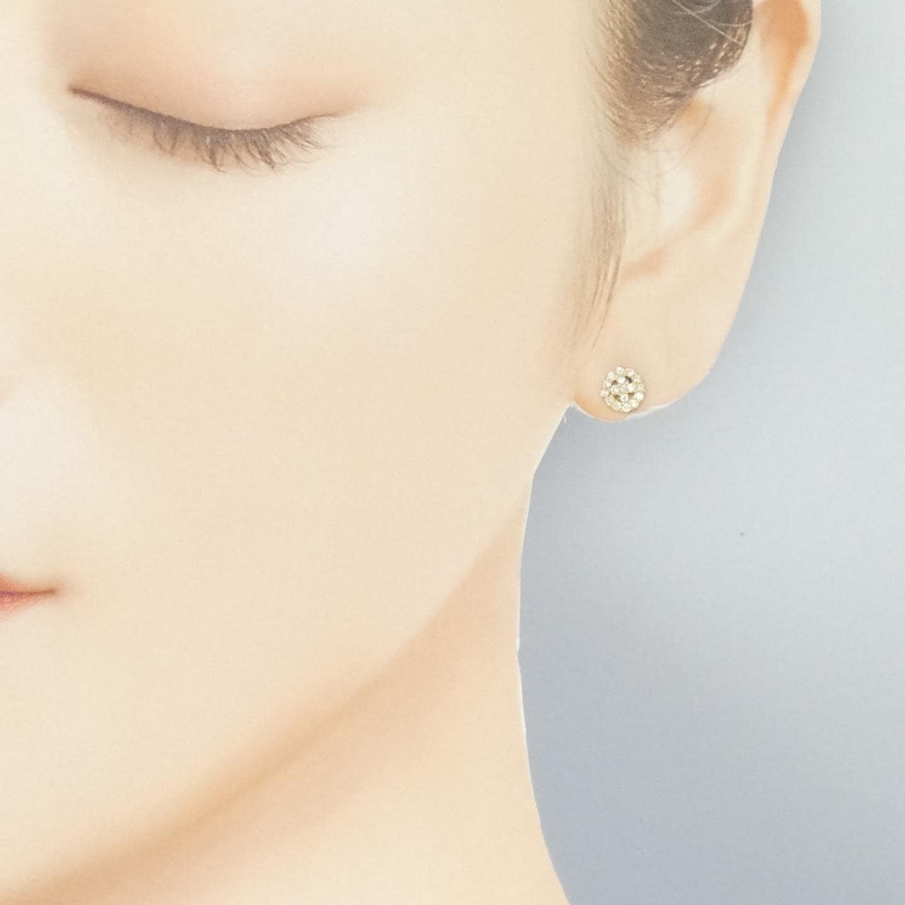 [再加工款] K18YG鑽石耳環0.20CT