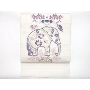 【新品】名古屋帯　刺繍加工