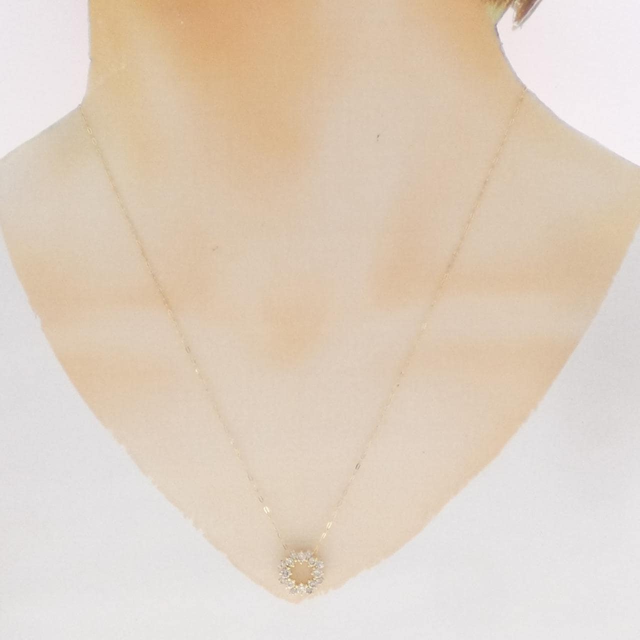 K18YG ダイヤモンド ネックレス 0.60CT