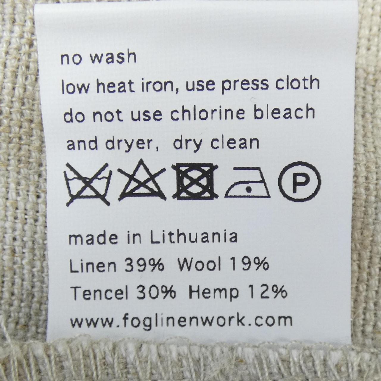 FOG LINEN WORK トップス