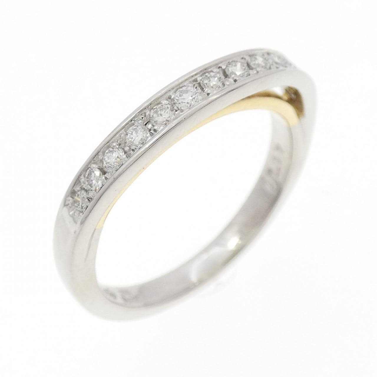 PT900/K18YG Diamond Ring 0.17CT