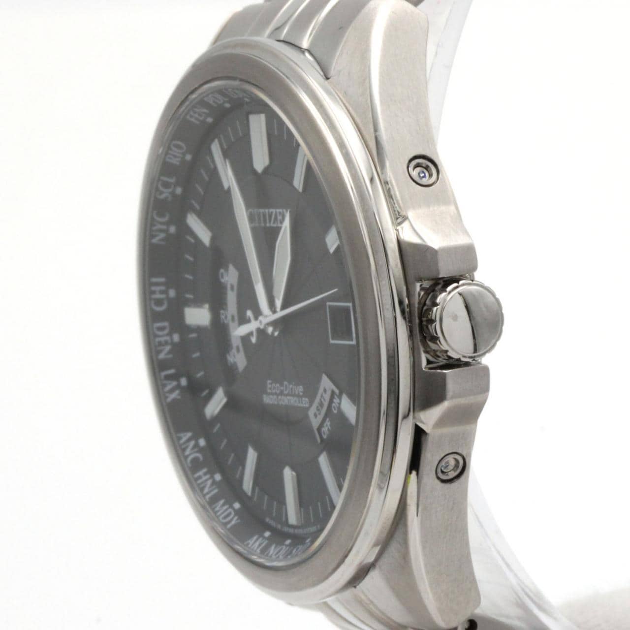 シチズン エコドライブ H145-S073545/CB0011-69L SS ソーラークォーツ
