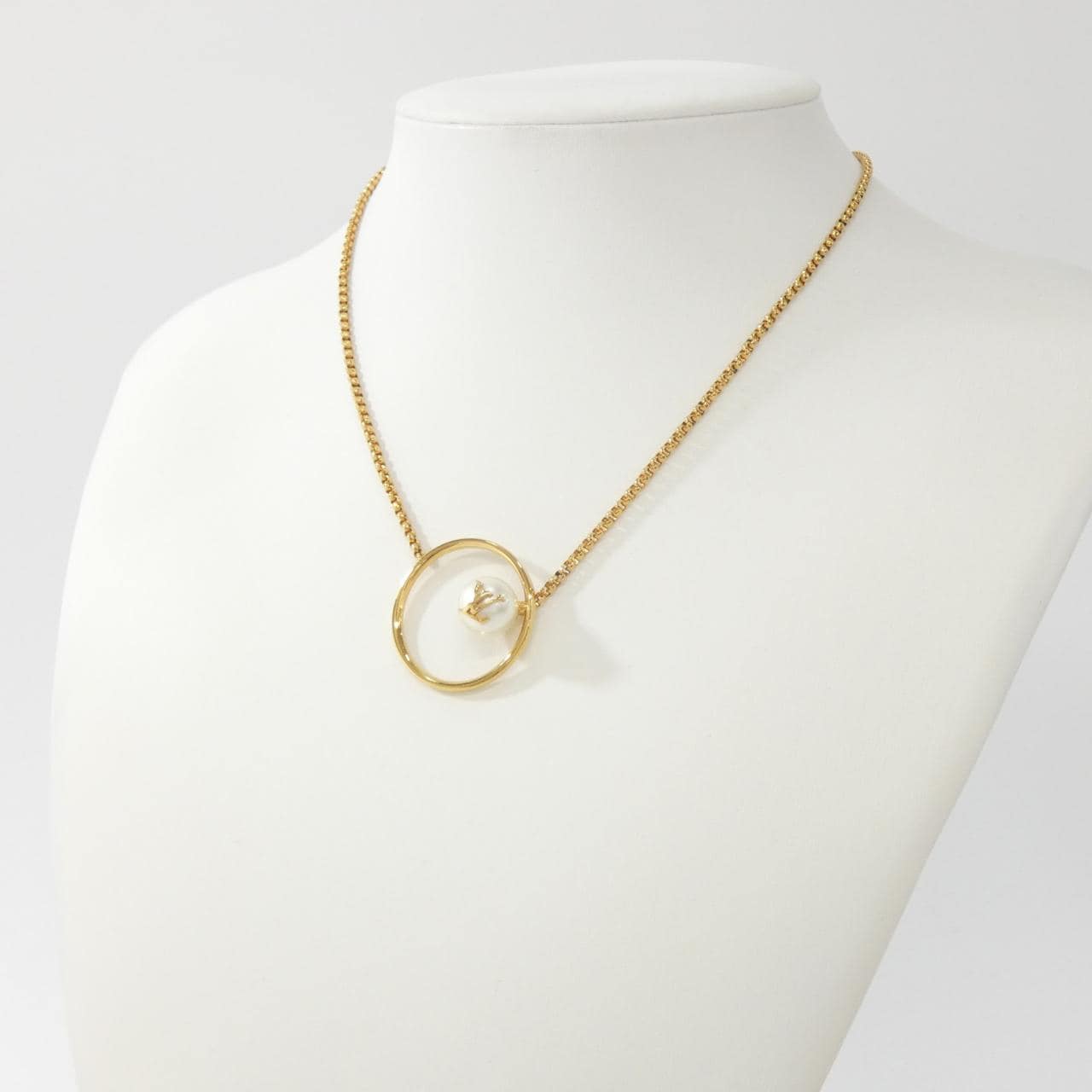 ルイヴィトン ネックレス LVエクリプス パール M01239 ネックレス