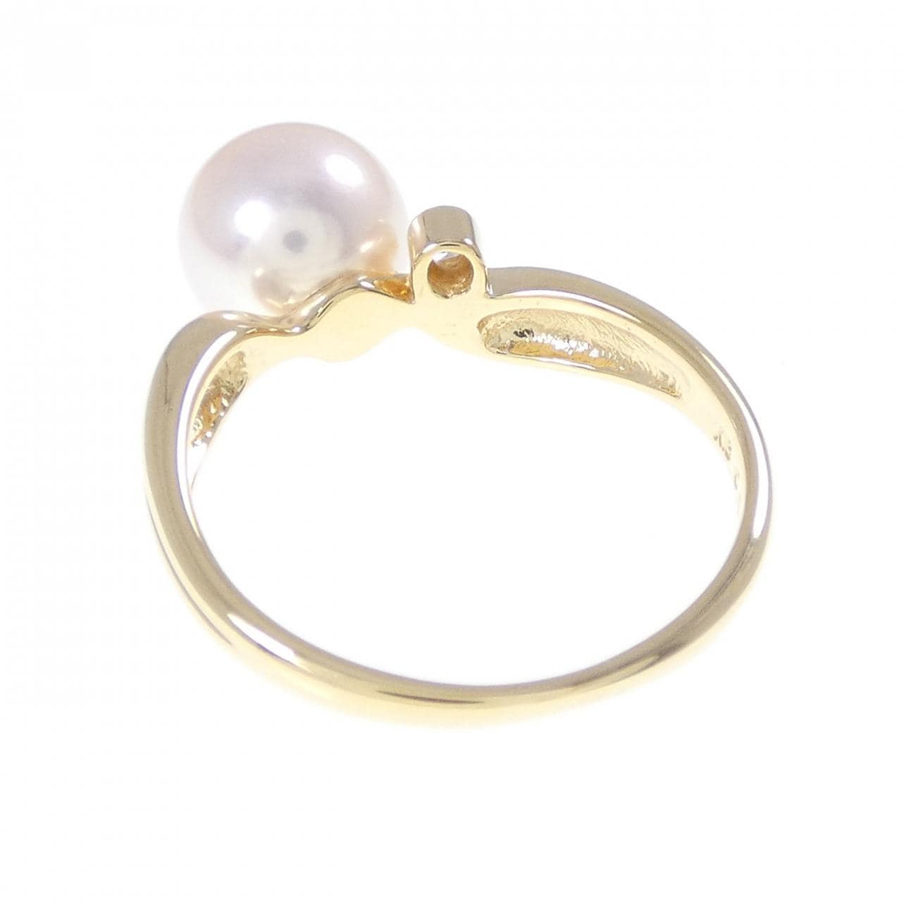 K18YG アコヤパール リング 7.9mm