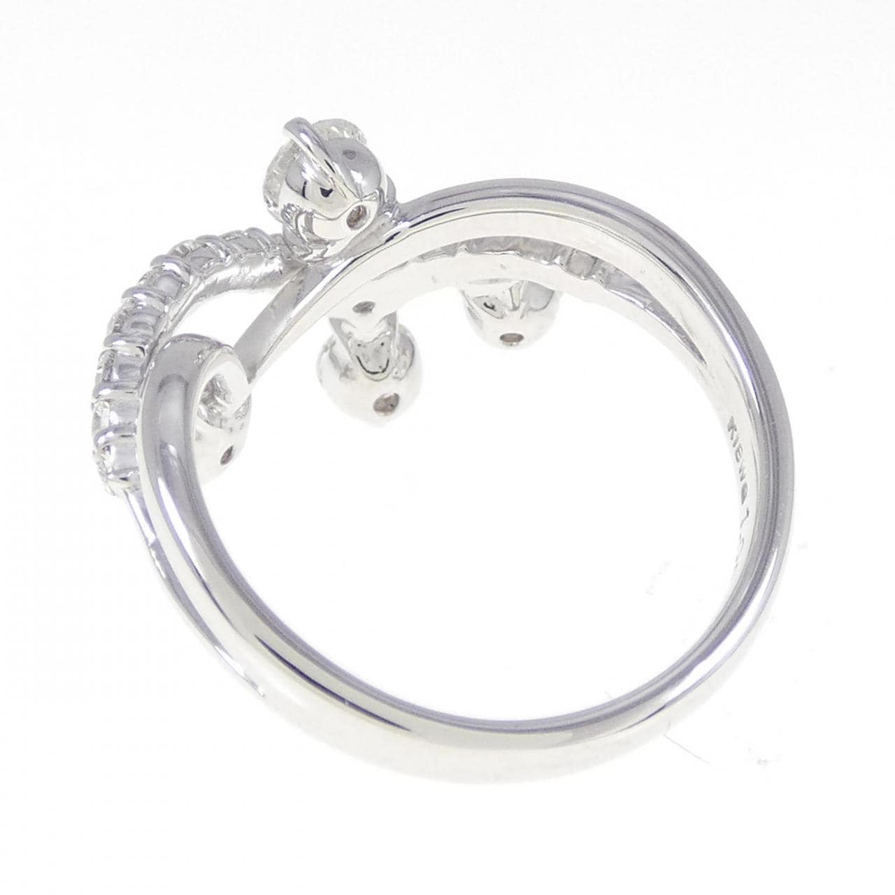 K18WG ダイヤモンド リング 1.08CT
