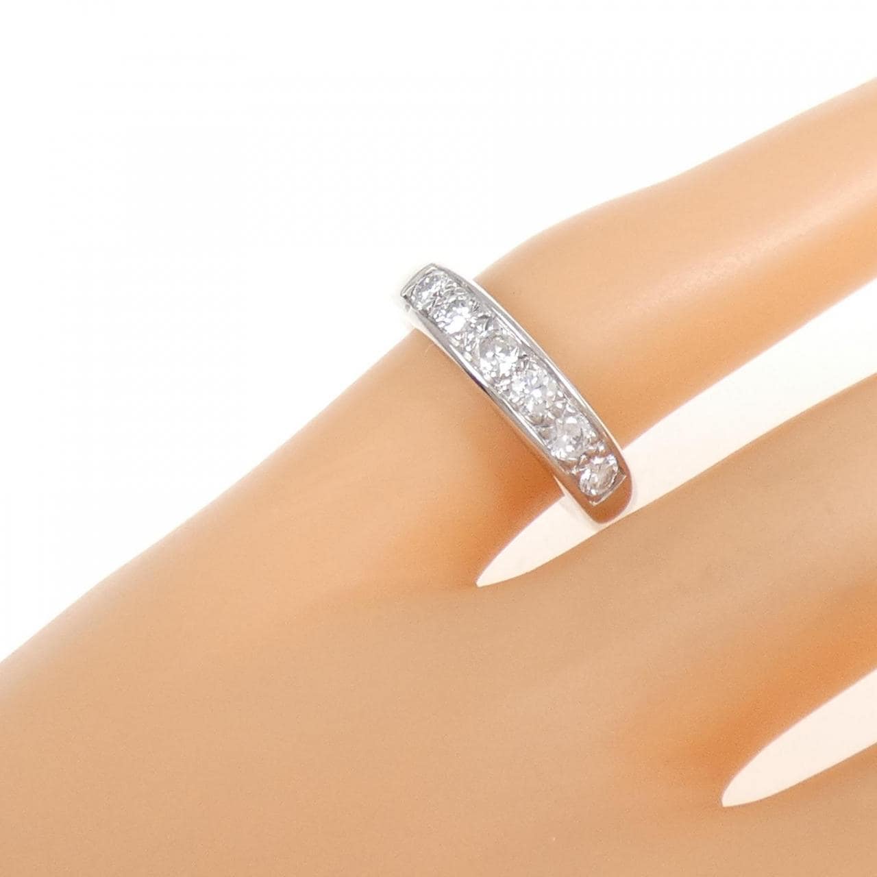 K18WG ダイヤモンド リング 0.42CT