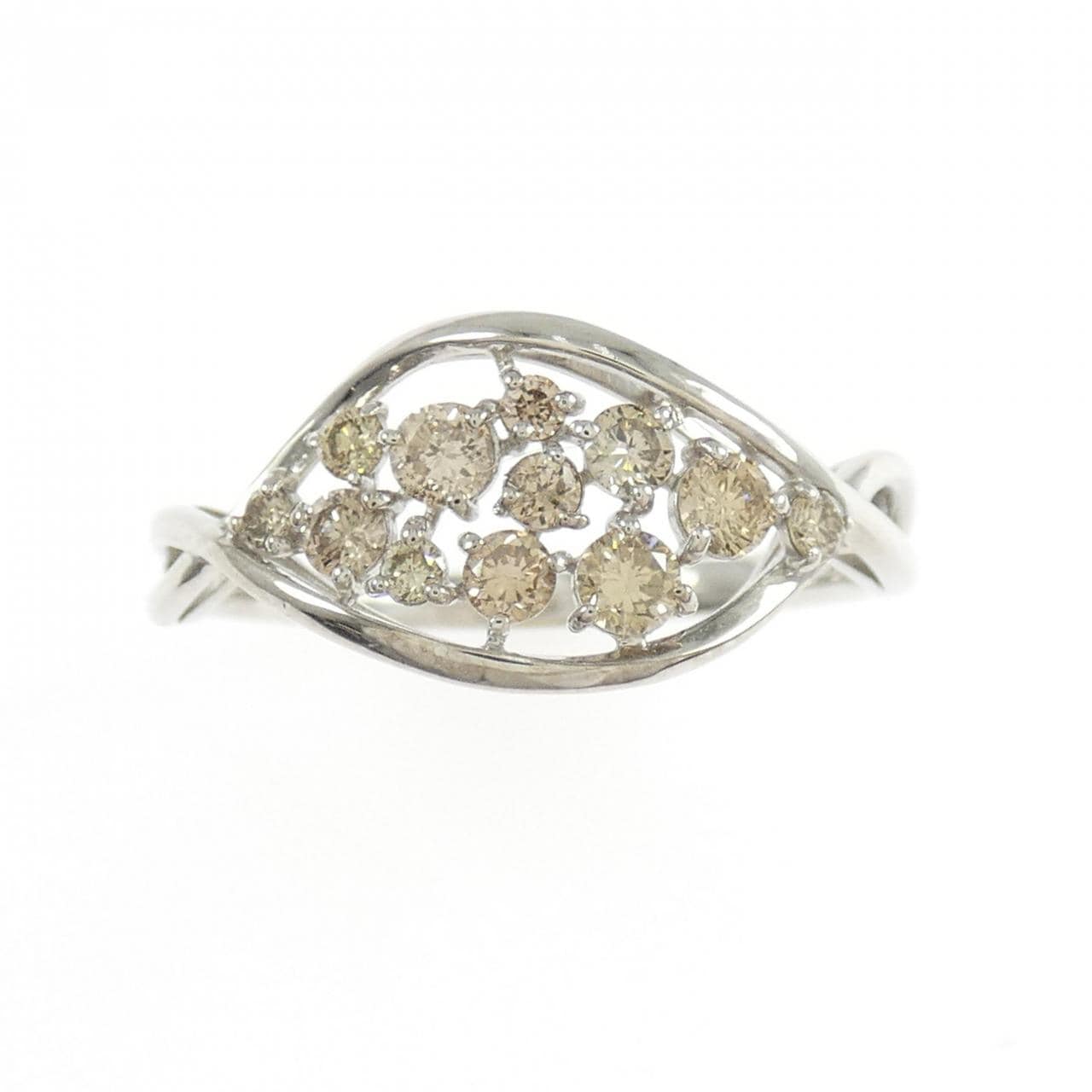 PT950 ダイヤモンド リング 0.40CT