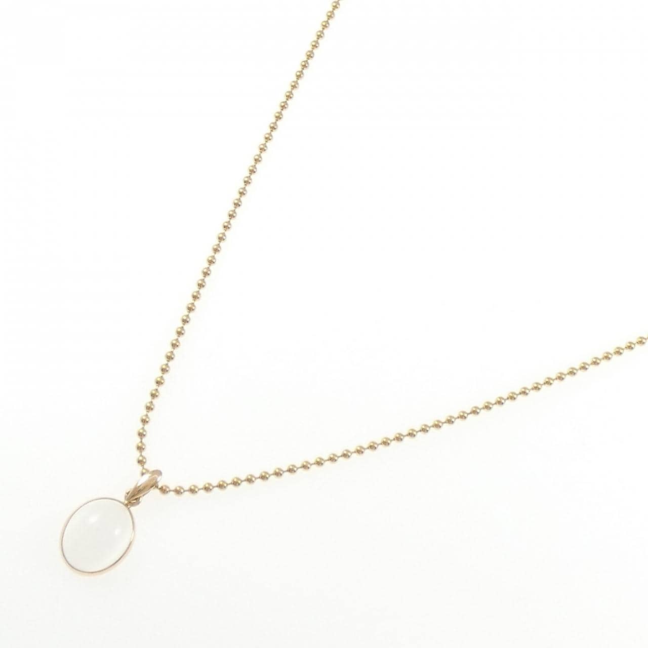 K18YG ムーンストーン ネックレス