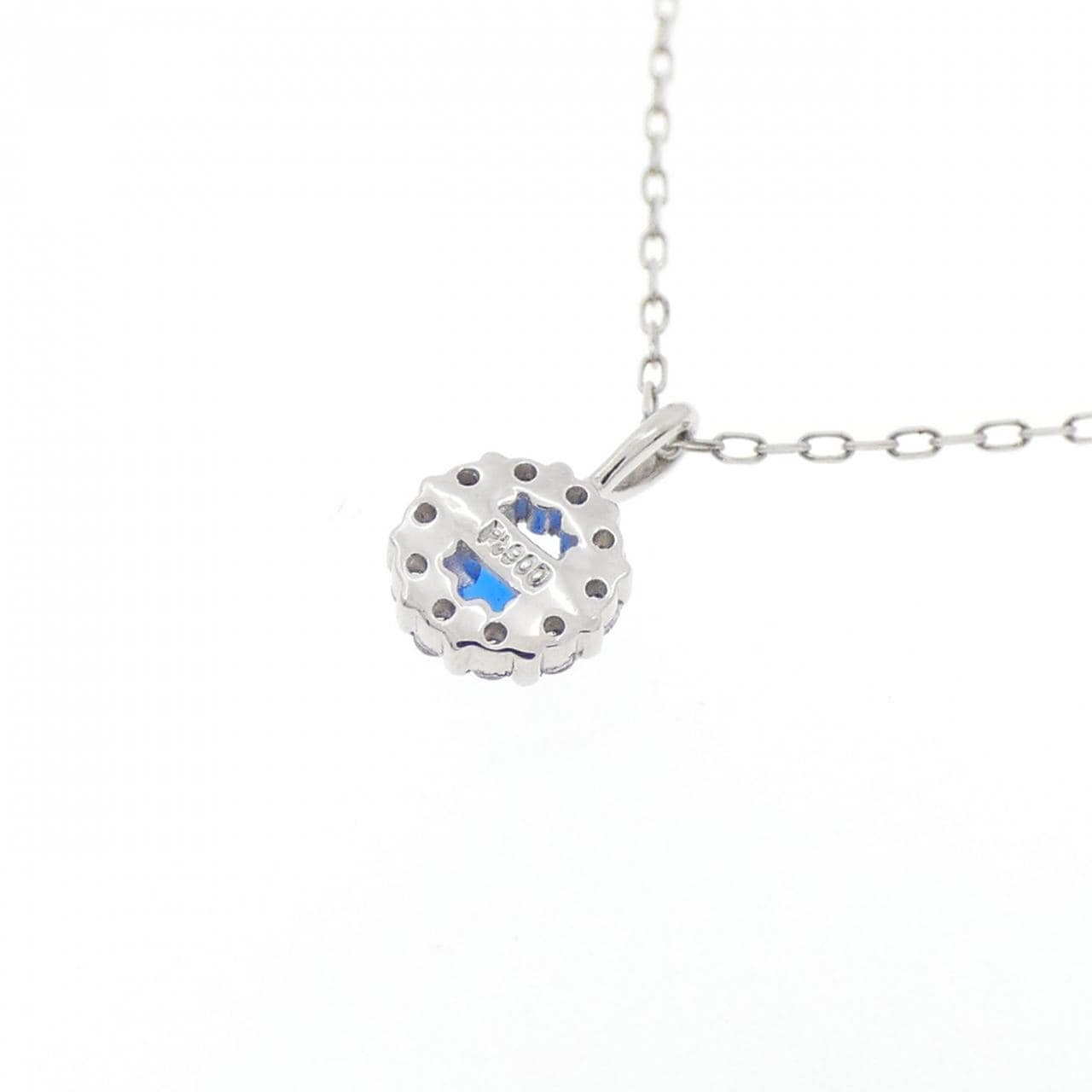【新品】PT900 アウイナイト ネックレス 0.03CT