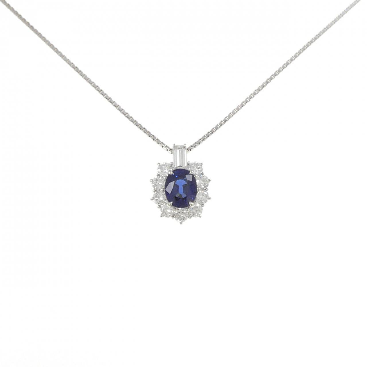 PT900/PT850 サファイヤ ネックレス 1.67CT