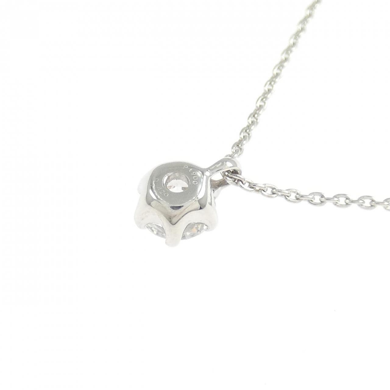 【リメイク】PT900/PT850 ダイヤモンド ネックレス 0.420CT D SI1 EXT