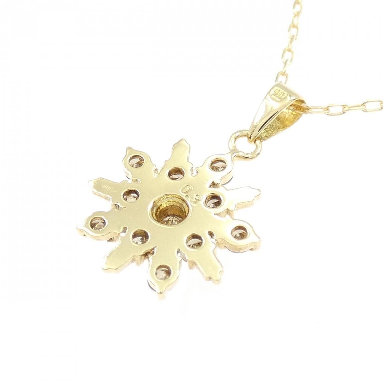 K18YG ダイヤモンド ネックレス 0.3CT