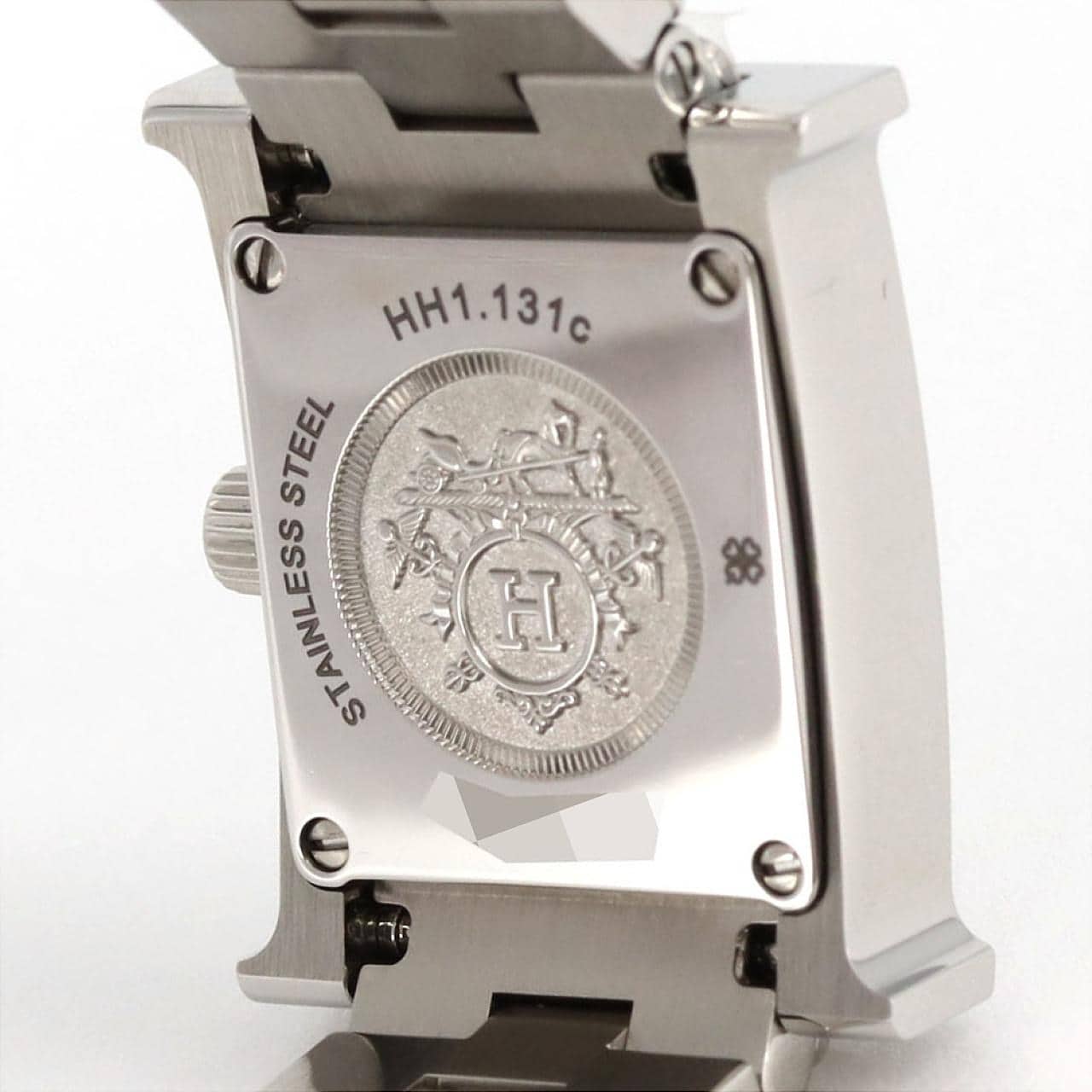 HERMES H 手錶/D HH1.131 不銹鋼石英