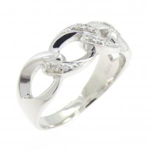 K18WG ダイヤモンド リング 0.06CT