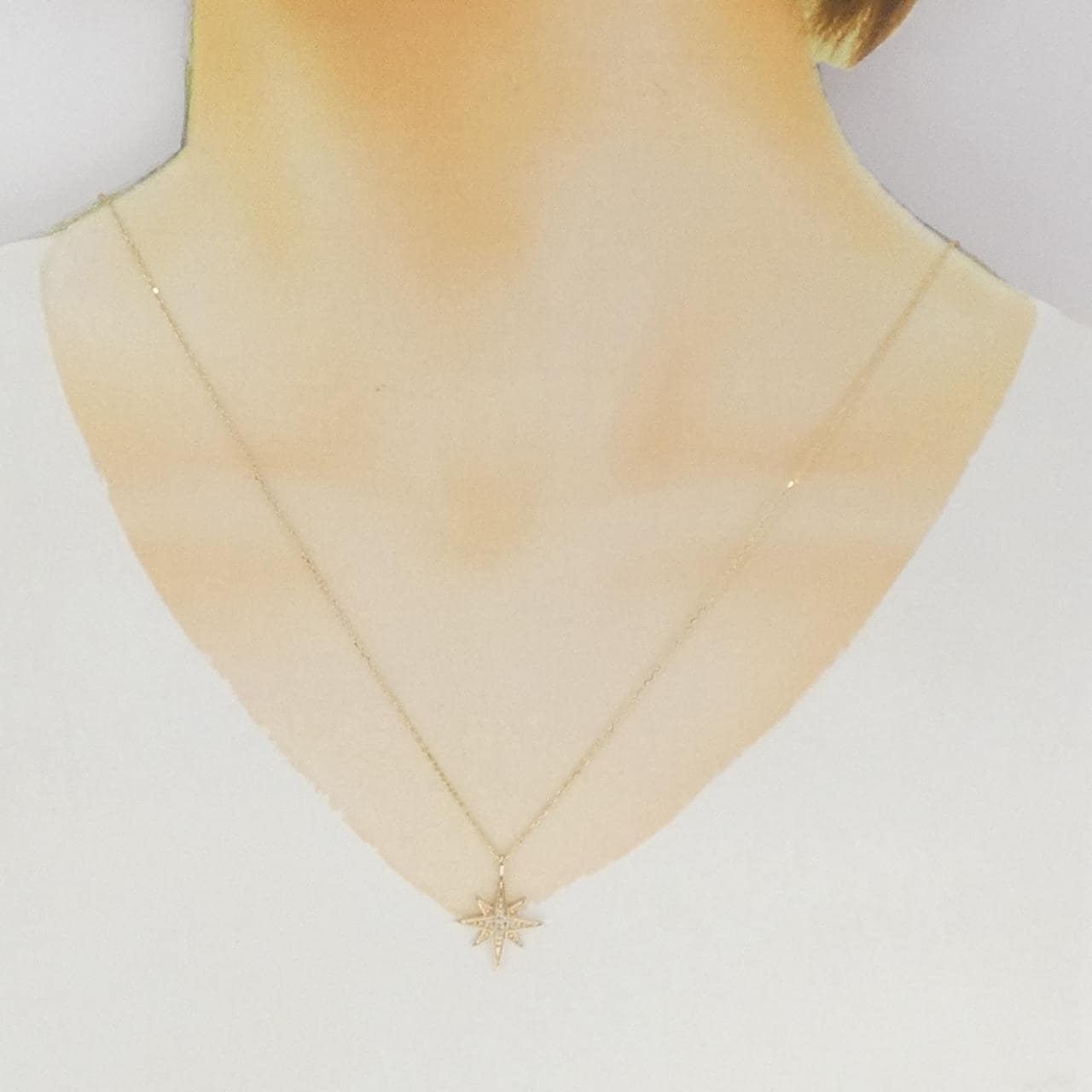 K10YG ダイヤモンド ネックレス