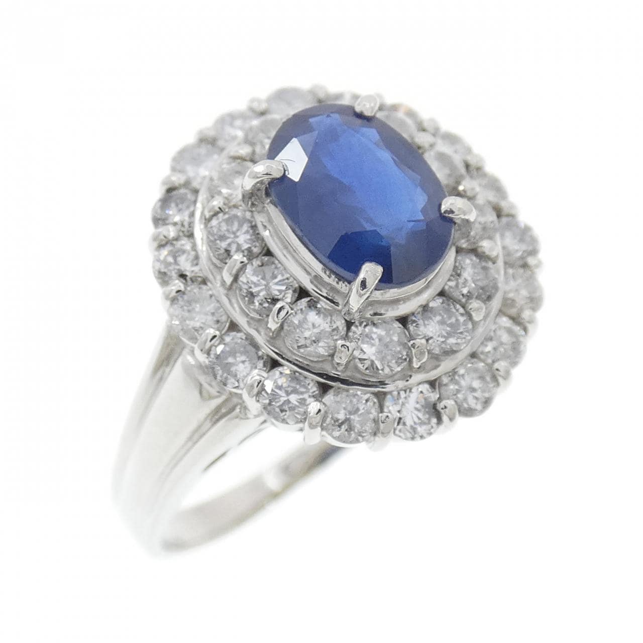 PT900 Sapphire Ring 1.00CT