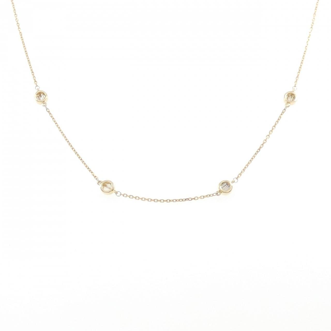 K18YG ダイヤモンド ネックレス