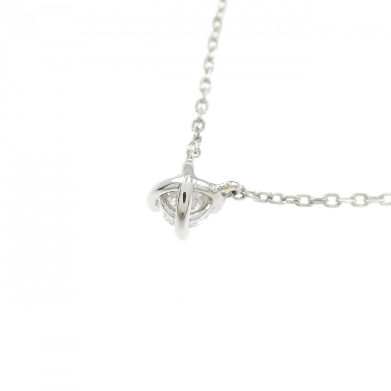 PT950 ソリティア ダイヤモンド ネックレス