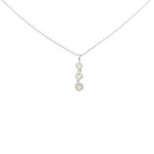 K18WG ダイヤモンド ネックレス 0.53CT