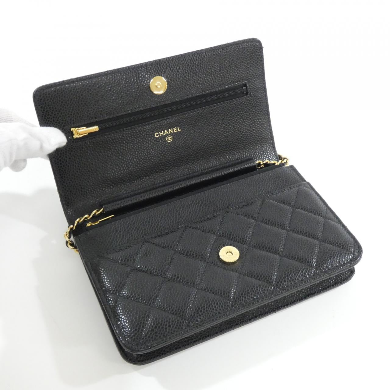 シャネル タイムレスクラシック ライン AP0250 チェーンウォレット