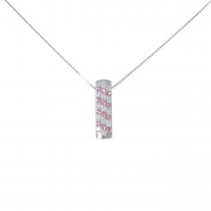 K18WG/750WG サファイヤ ネックレス 0.70CT