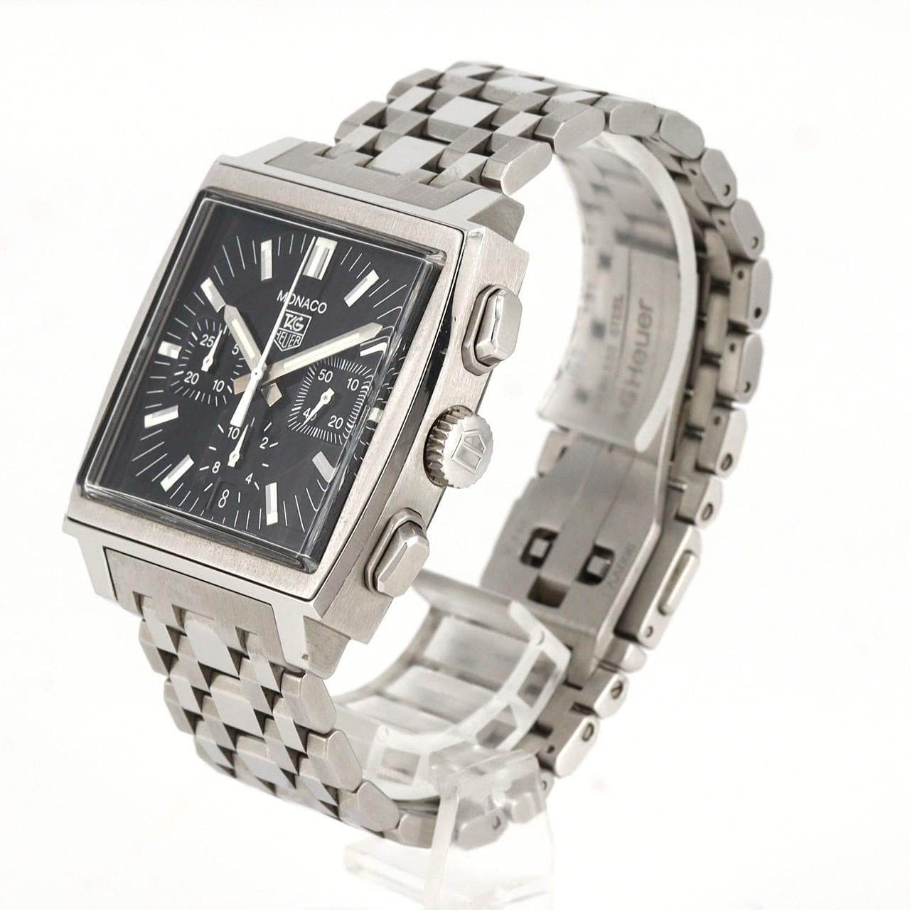 【ノーメンテナンス特価】タグ･ホイヤー モナコクロノグラフ CW2111 SS 自動巻