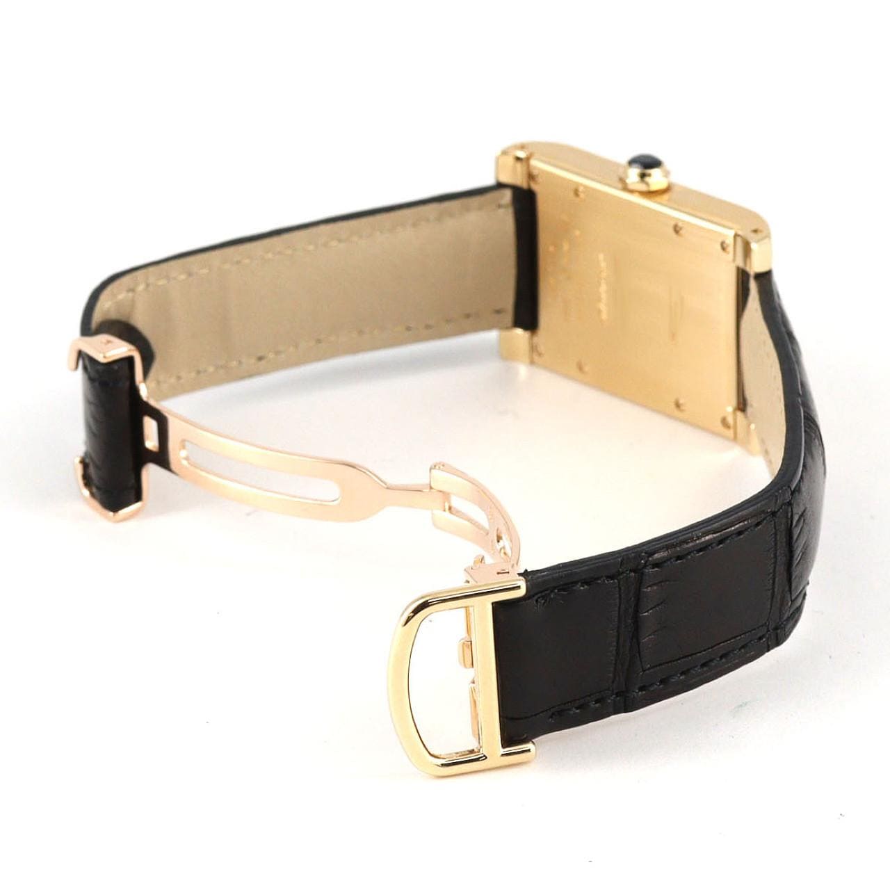 カルティエ タンクアビス CPCP YG W1529451 YG 手巻