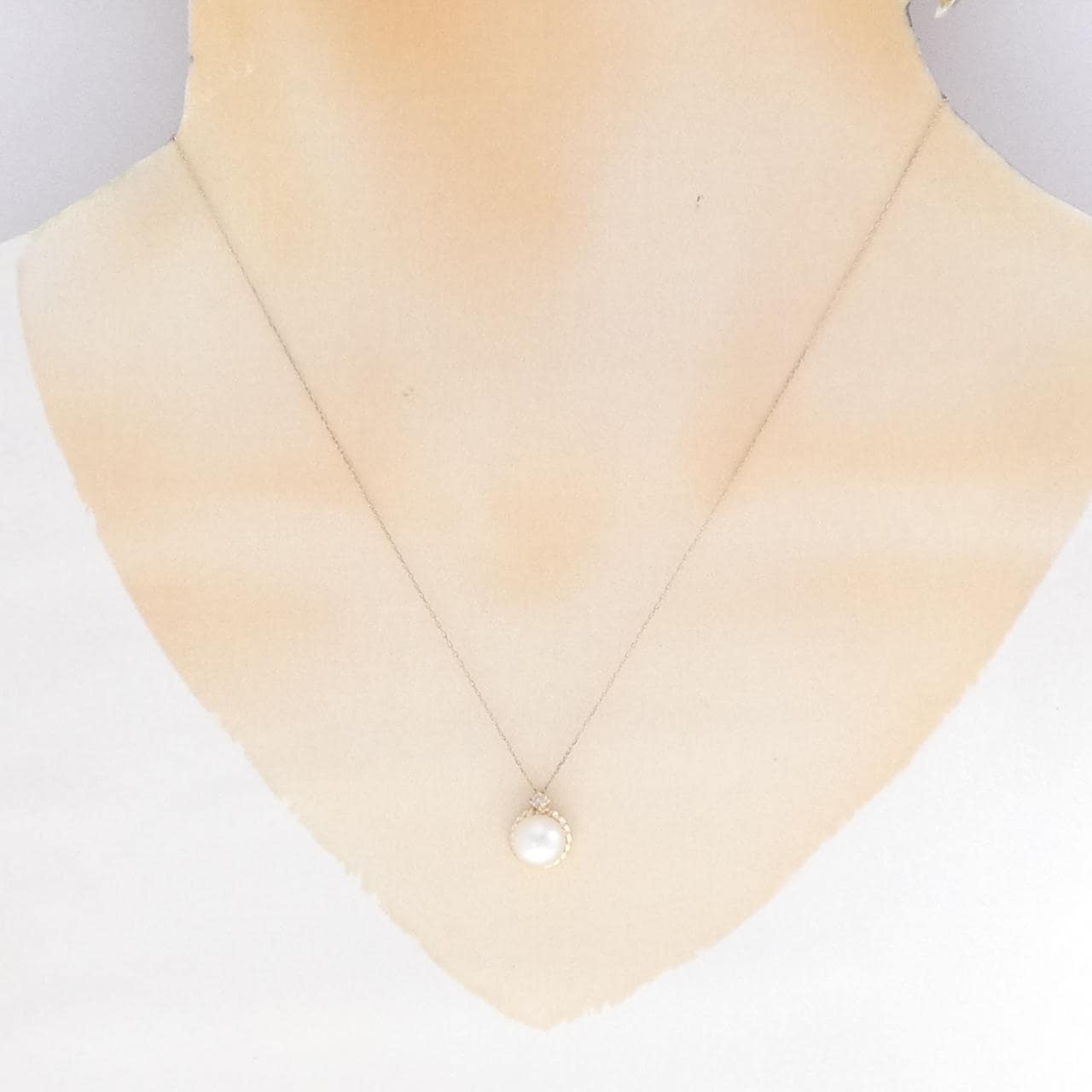 K10YG アコヤパール ネックレス 7.2mm