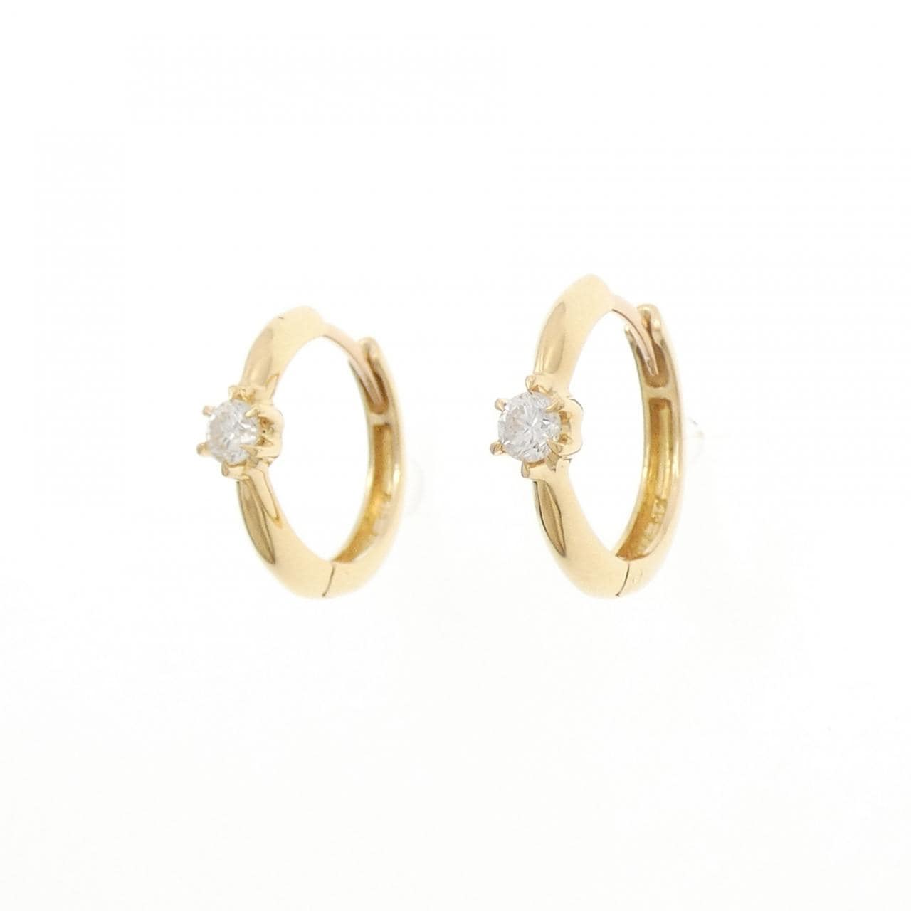 K18YG/K18PG ダイヤモンド ピアス 0.20CT