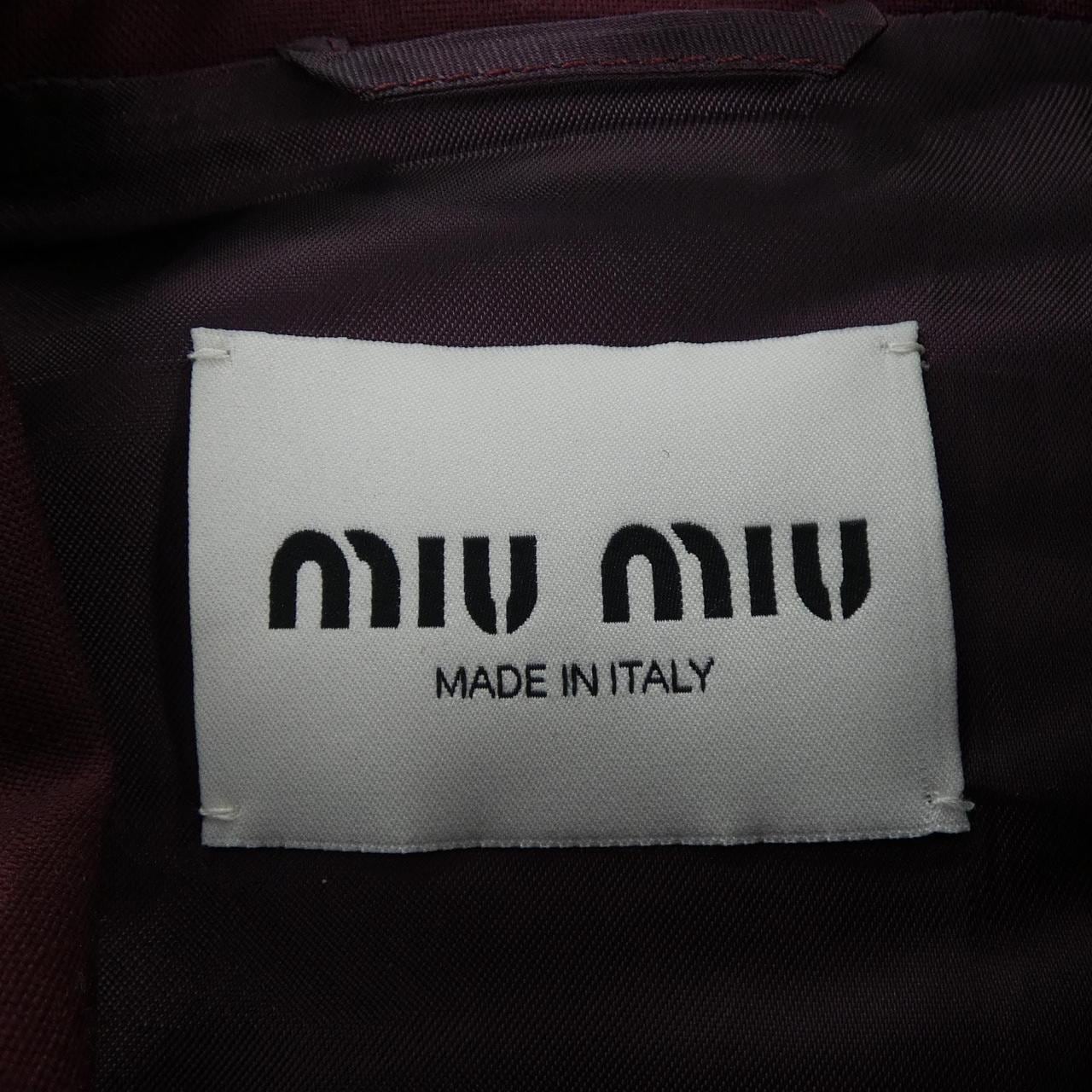 ミュウミュウ MIU MIU モヘアブルゾンジャケット ML1041 SOOO 12I1 ジャケット