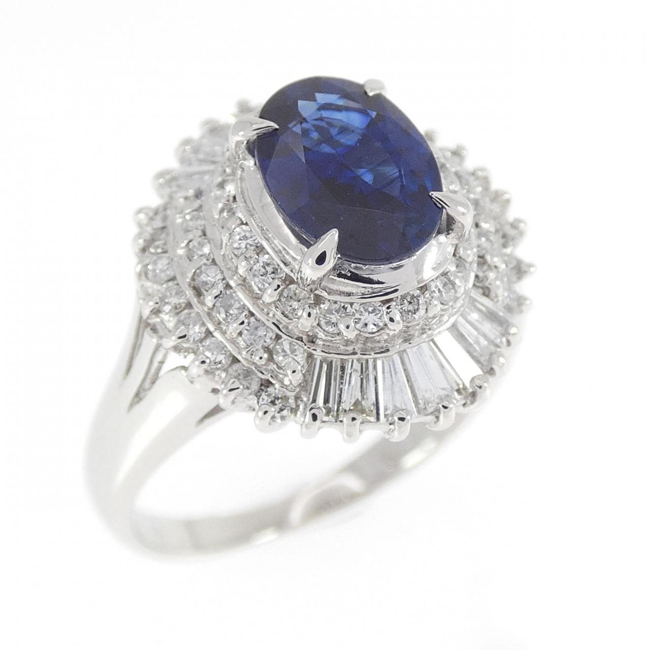 PT900 サファイヤ リング 1.15CT