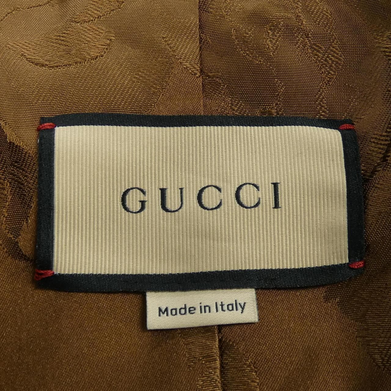 gucci leather coat