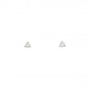 K14WG ダイヤモンド ピアス 0.06CT