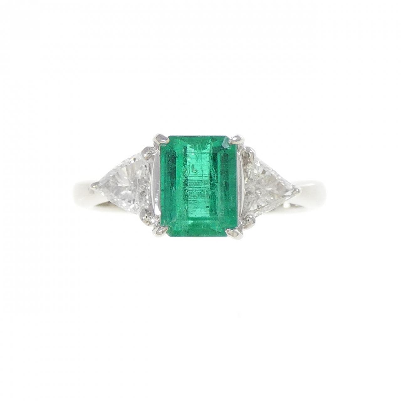 PT900 エメラルド リング 0.930CT