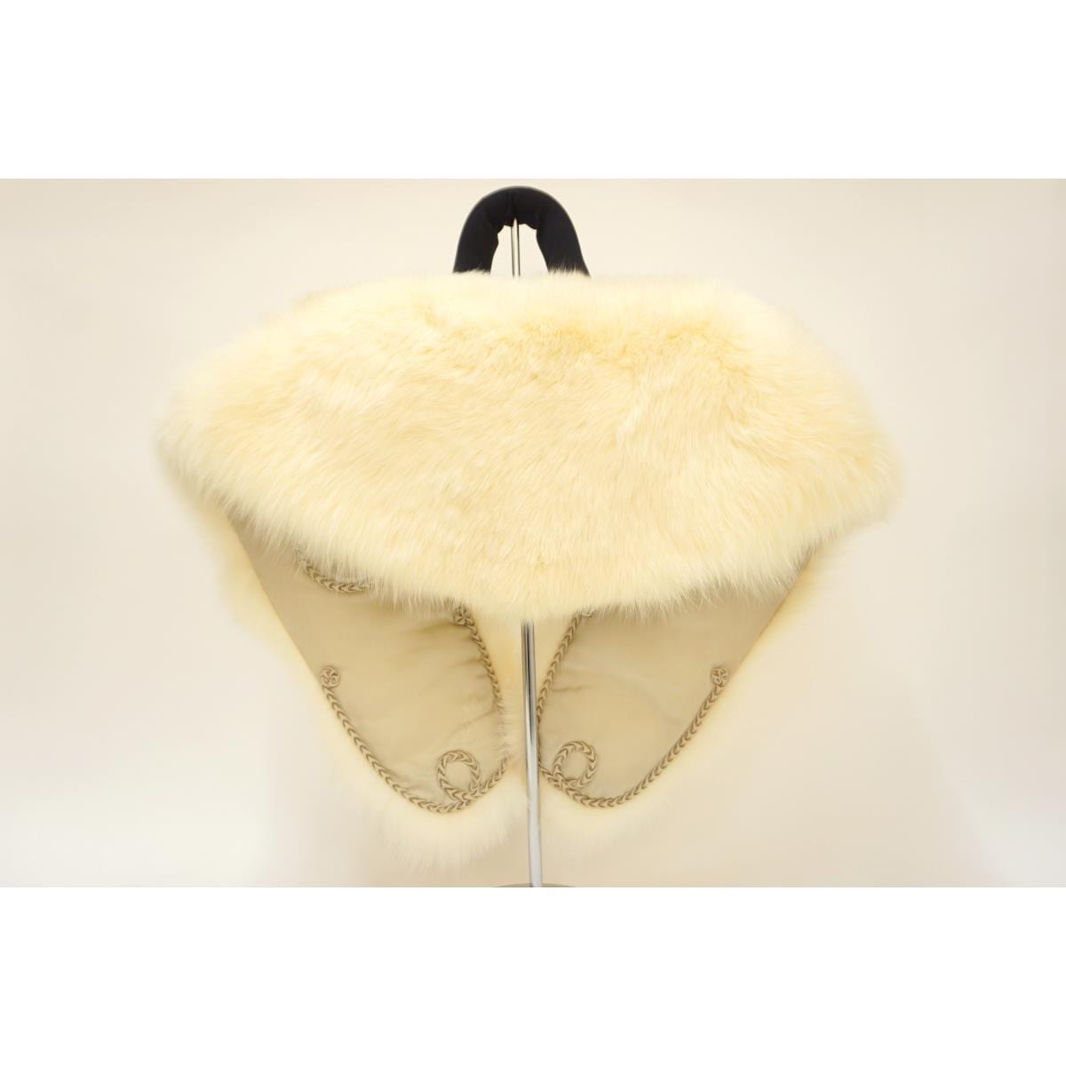 毛皮ストール　シャドーＦＯＸ　ネーム入り